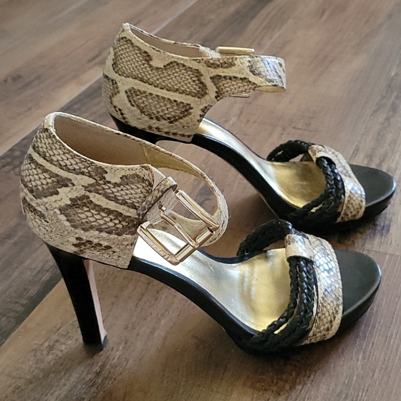 Coach Shoes - Price Drop Coach Bryana Snake Python Heels
